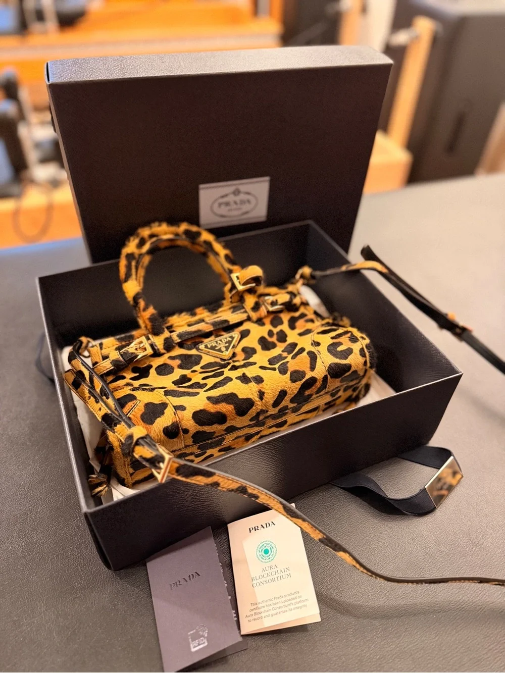 Prada authentic bonnie